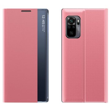 slomart ohišje za spanje smart cover flip cover xiaomi redmi note 10 / redmi note 10s pink