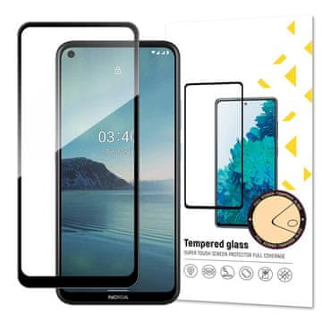 MG Full Glue Super Tough zaščitno steklo za Nokia 3.4, črna