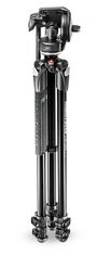 Manfrotto 290 Xtra Aluminijasto 3-sekcijsko stojalo komplet z 128RC fluid video glavo (MK290XTA3-2W)