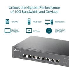 TP-Link TL-SX1008 8-portno gigabitno stikalo WiFi 6
