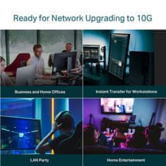 TP-Link TL-SX1008 8-portno gigabitno stikalo WiFi 6