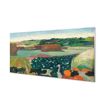 tulup.si Slika na steklu Art naslikal pogled na ruralni 2 obešalnika