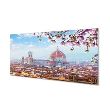 tulup.si Steklena slika Italija katedrala panorama noč 2 obešalnika