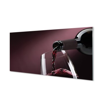 tulup.si Slika na akrilnem steklu Maroon belo vino 4 obešalnika