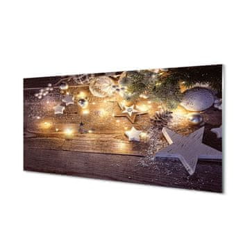 tulup.si Steklena slika Baubles stožci namizne svetilke 4 obešalnika