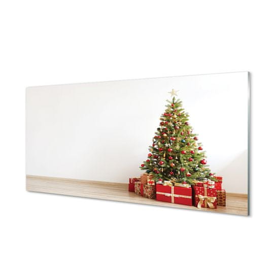 tulup.si Slika na akrilnem steklu Božično drevo dekoracijo darila