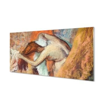 tulup.si Slika na steklu Art skica ženska 2 obešalnika