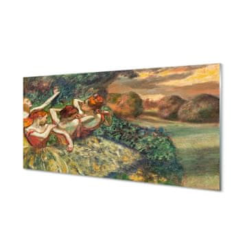 tulup.si Slika na steklu Ballerinas ples v gozdu 4 obešalnika