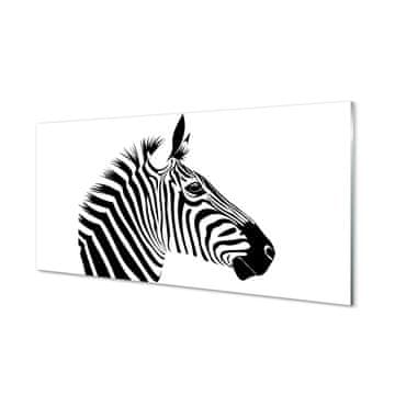 tulup.si Steklena slika Slika zebra 2 obešalnika
