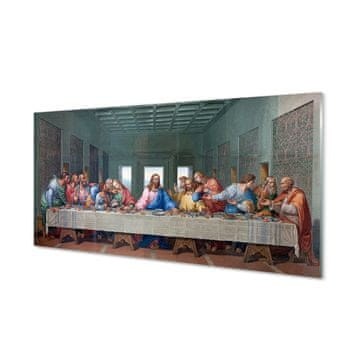 tulup.si Slika na steklu Art zadnja večerja 2 obešalnika