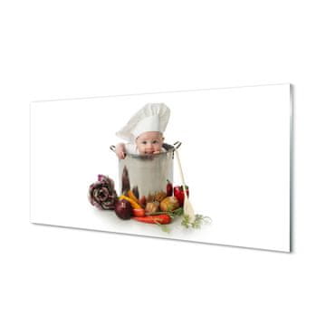 tulup.si Slika na akrilnem steklu Baby spoon pot 4 obešalnika