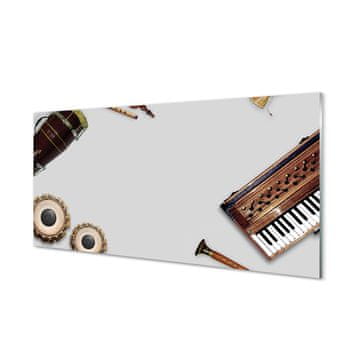tulup.si Slika na akrilnem steklu Instrumenti 2 obešalnika