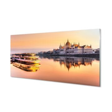 tulup.si Slika na steklu West morska ladja 2 obešalnika