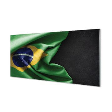 tulup.si Slika na akrilnem steklu Zastava brazilije 2 obešalnika