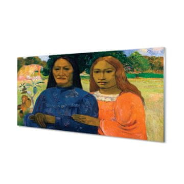 tulup.si Slika na akrilnem steklu Art portret ženske 2 obešalnika
