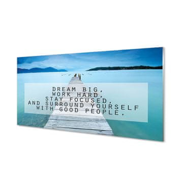 tulup.si Slika na akrilnem steklu Morska panorama 2 obešalnika