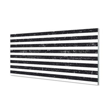 tulup.si Slika na akrilnem steklu Zebra stripes lise 2 obešalnika
