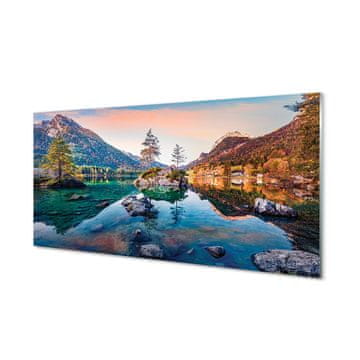 tulup.si Slika na akrilnem steklu Nemški alpe jesen mountain lake 4 obešalnika