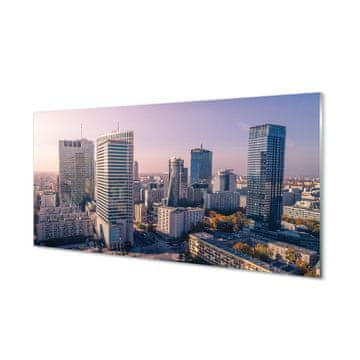 tulup.si Slika na akrilnem steklu Varšave nebotičnikov panorama 2 obešalnika