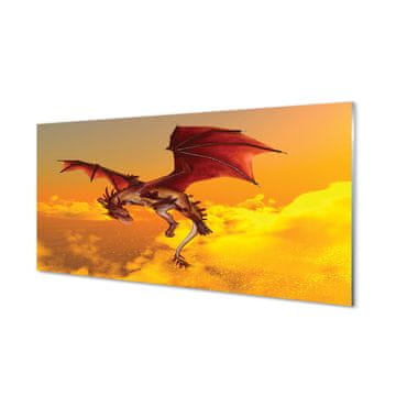 tulup.si Slika na akrilnem steklu Oblaki nebo zmaj 2 obešalnika