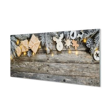 tulup.si Stenska plošča za kuhinjo Vejice darila stožci