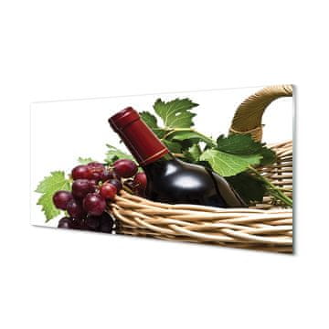 tulup.si Slika na akrilnem steklu Trash grozdje za vino 2 obešalnika