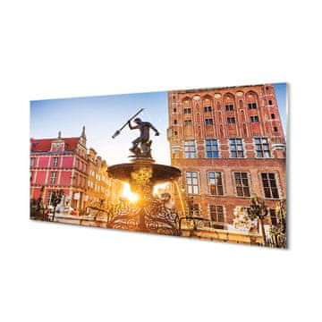 tulup.si Slika na akrilnem steklu Gdansk memorial fountain 4 obešalnika