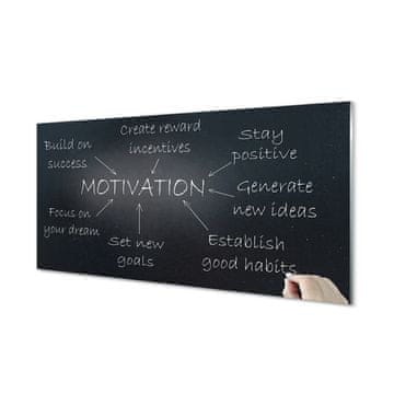 tulup.si Slika na akrilnem steklu Tabela motivacija 2 obešalnika