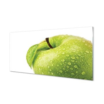 tulup.si Slika na akrilnem steklu Apple green vodnih kapljic 4 obešalnika