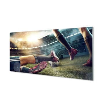 tulup.si Slika na akrilnem steklu Čepi nogometni stadion 4 obešalnika