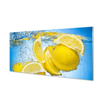 tulup.si Slika na akrilnem steklu Lemon v vodi 2 obešalnika