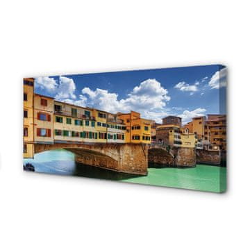 tulup.si Slika na platnu Italija river mostovi stavbe