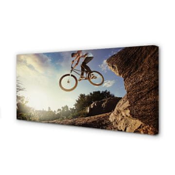 tulup.si Slika na platnu Mountain bike nebo oblaki
