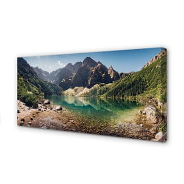 tulup.si Slika na platnu Gorsko jezero