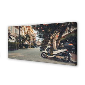 tulup.si Slika na platnu Motocikli mesto palm poletja