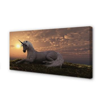 tulup.si Slika na platnu Unicorn gora sunset