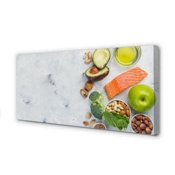 tulup.si Slika na platnu Salmon oil jabolčni matice