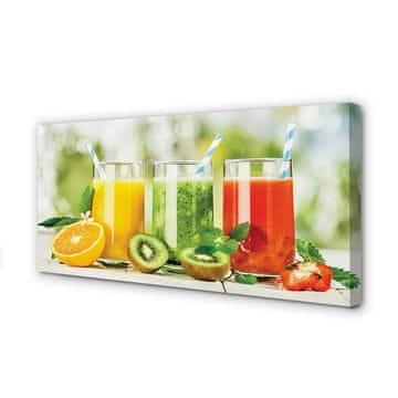 tulup.si Slika na platnu Koktajli strawberry kiwi