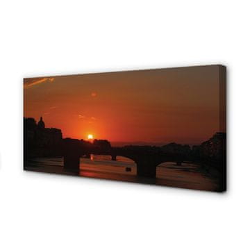 tulup.si Slika na platnu Italija river sunset