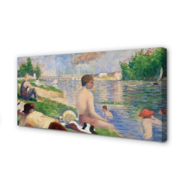 tulup.si Slika na platnu Art plaža na jezeru