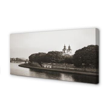 tulup.si Slika na platnu Krakov reka most