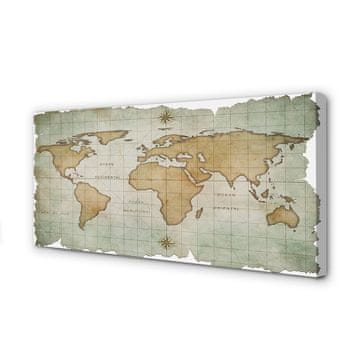 tulup.si Slika na platnu Zemljevid