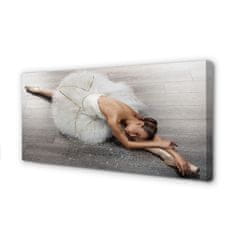 tulup.si Slika na platnu Ženska bela balerina obleko 120x60 cm