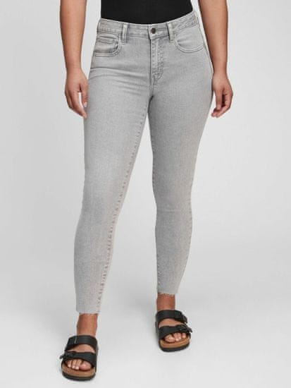 Gap Jeans hlače universal jegging middle rise gray aline