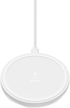 Belkin 10W brezžični polnilec z napajalnikom in kablom, bel