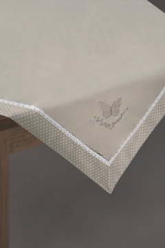 Eurofirany Eleganten namizni prt s strukturo platna 85 cm