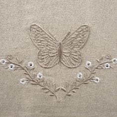 Eurofirany Eleganten namizni prt s strukturo platna 85 cm
