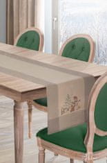 Eurofirany Božični namizni tekač iz blaga 40 cm x 140 cm