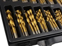 GEKO Komplet svedrov iz titana HSS za kovine 170 kosov 1,5 mm - 10 mm
