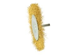 GEKO Žična krtača za vrtanje - žlebljena žica 100 mm